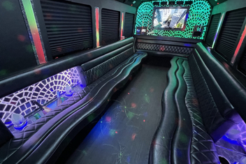 Lake Forest Limo Bus Interior