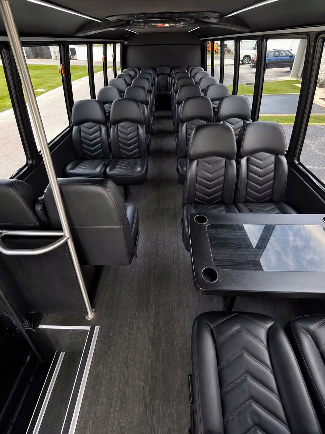 15 passenger minibus inside
