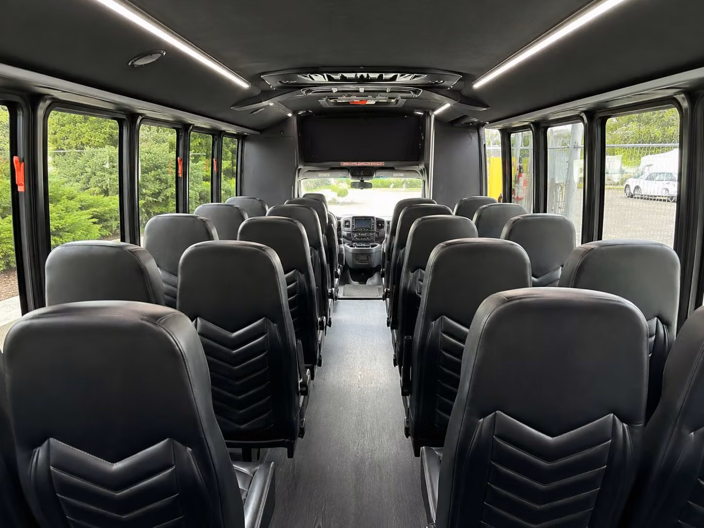 18 passenger minibus inside