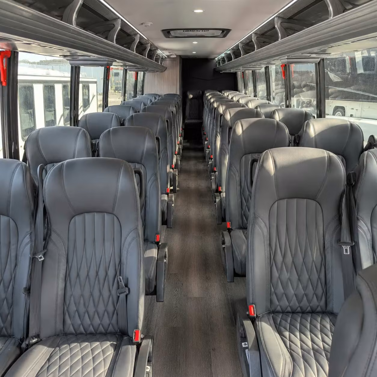 25 passenger minibus interior