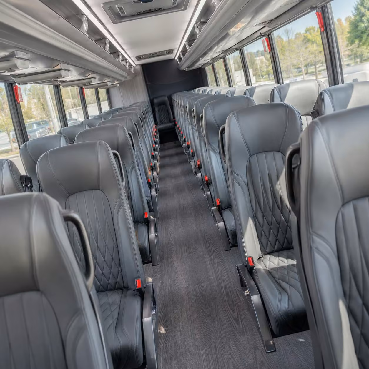 28 passenger minibus inside