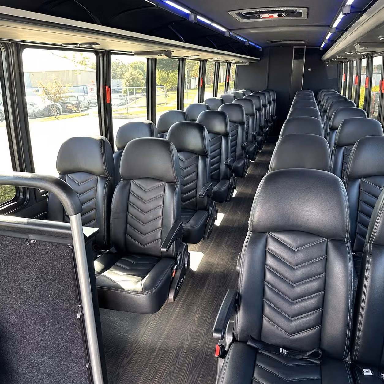 35 passenger minibus interior