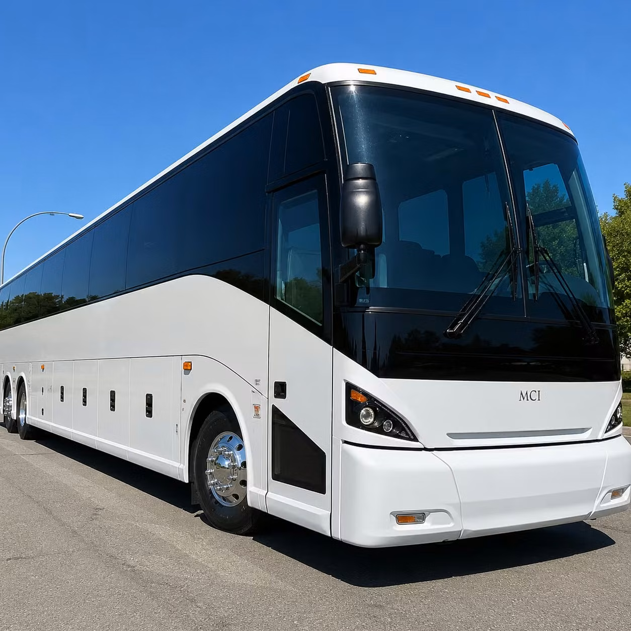 56 passenger charter bus