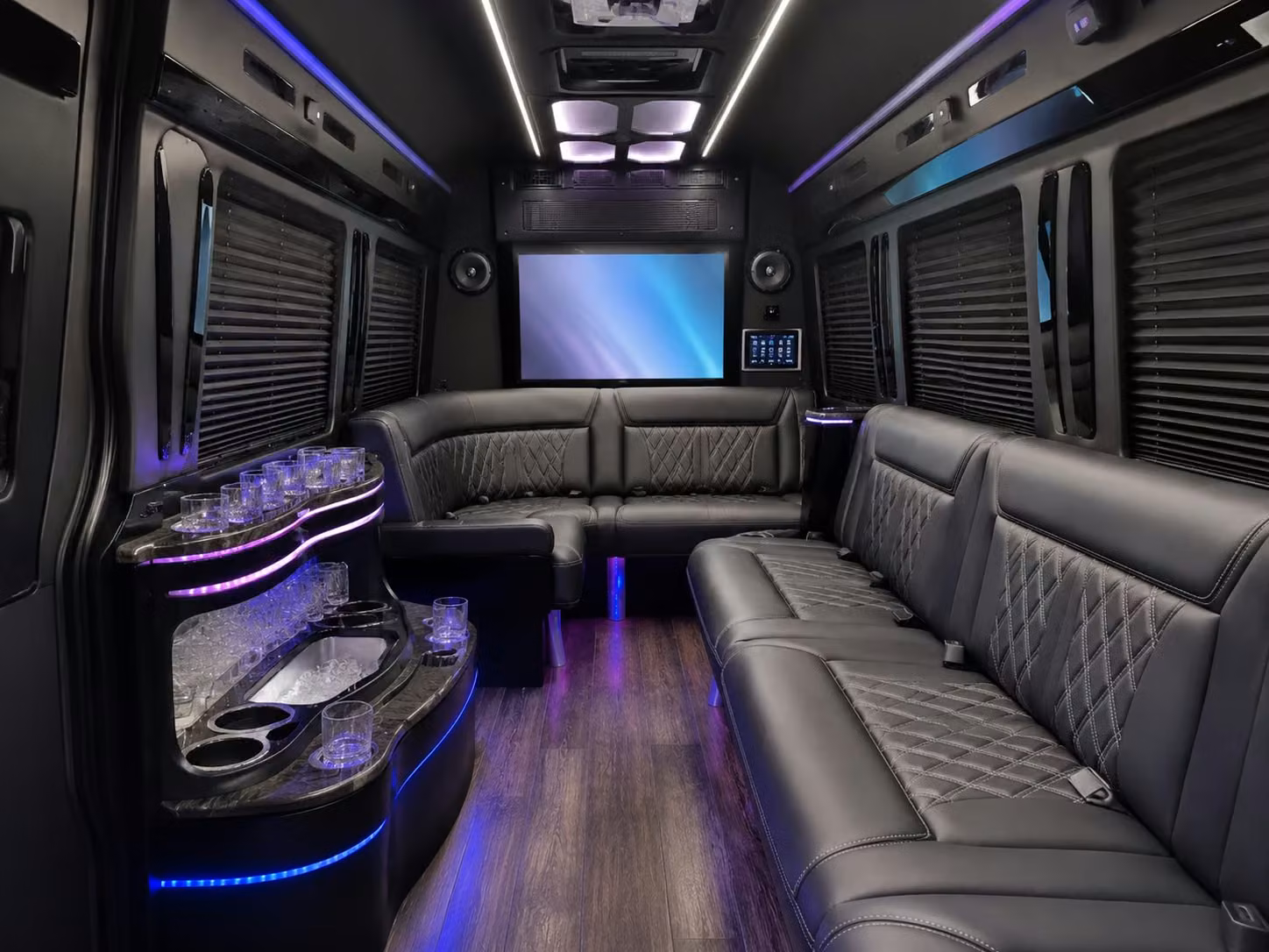 bus rental options for lake forest trips